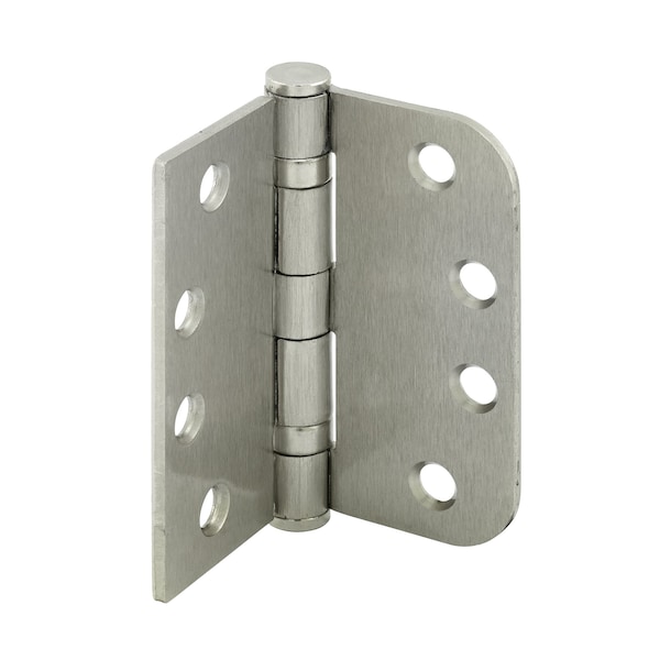 Prime-Line Door Hinge Commercial Smooth Pivot, 4 in. w/ Square & 5/8 in.Corners, Satin Nickel 3 Pack U 1157353 - main